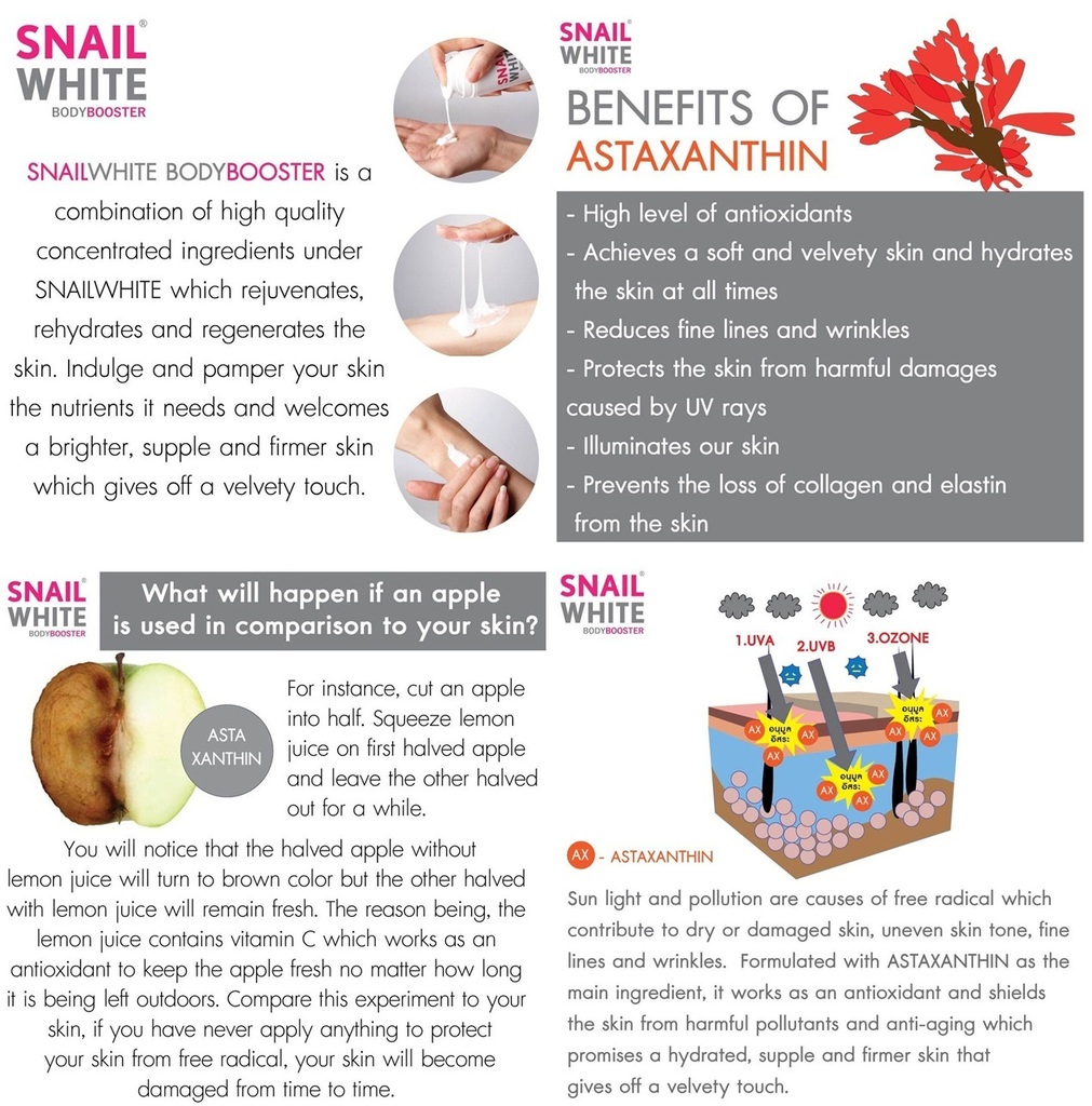 snail white body booster