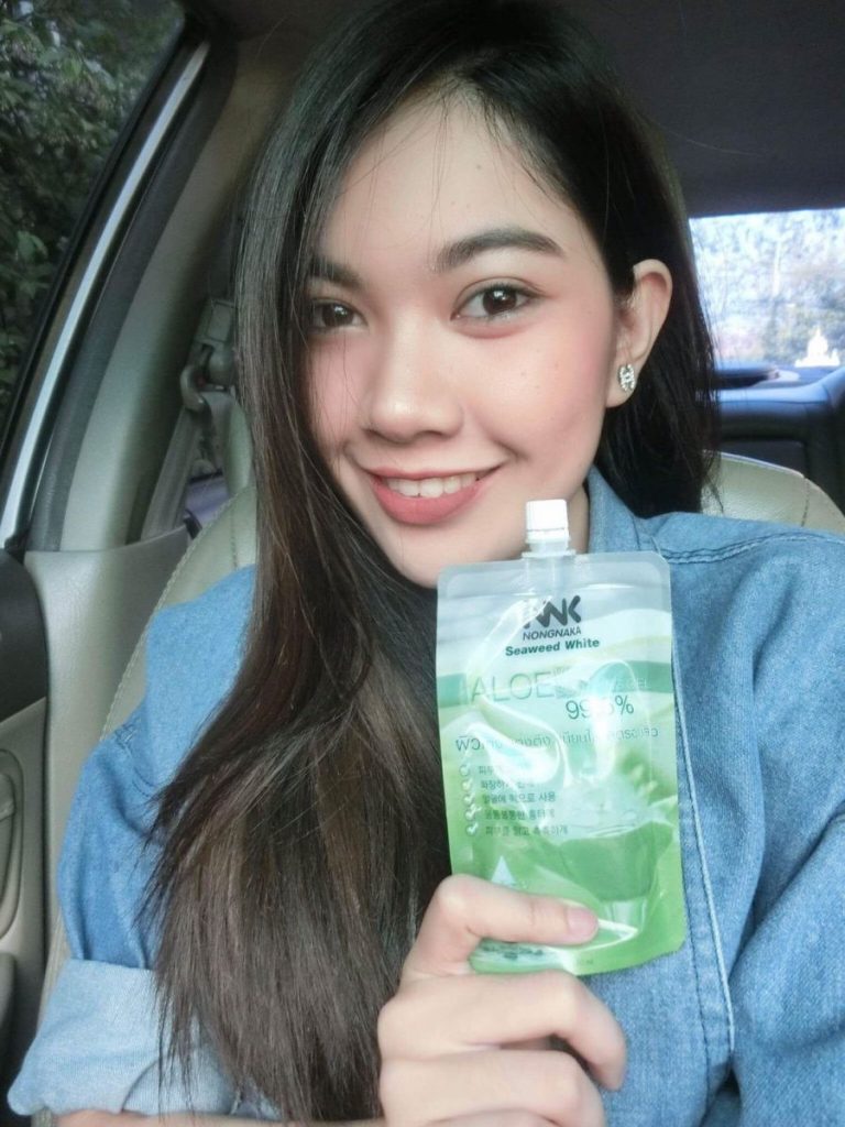 NNK NONGNAKA Seaweed White Aloe Vera Soothing Gel 99.5% - Thailand Best ...