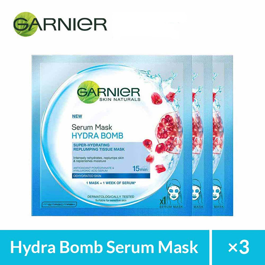 fluctueren Toeschouwer Onaangenaam Garnier Skin Naturals Serum Mask Hydra Bomb Replumping - Thailand Best  Selling Products - Online shopping - Worldwide Shipping
