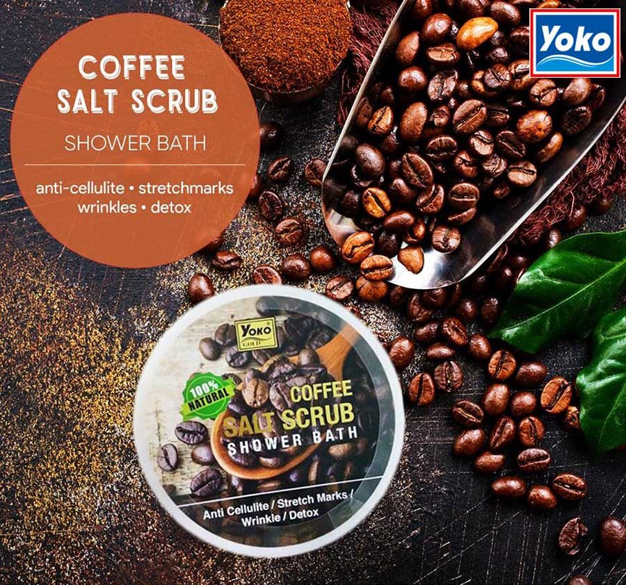 Yoko Gold Salt Scrub Shower Bath