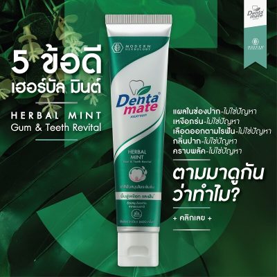 Dentamate Herbal Extract Toothpaste - Thailand Best Selling Beauty ...