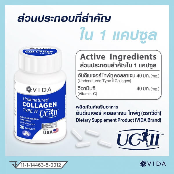 Vida Undenatured Collagen Type II