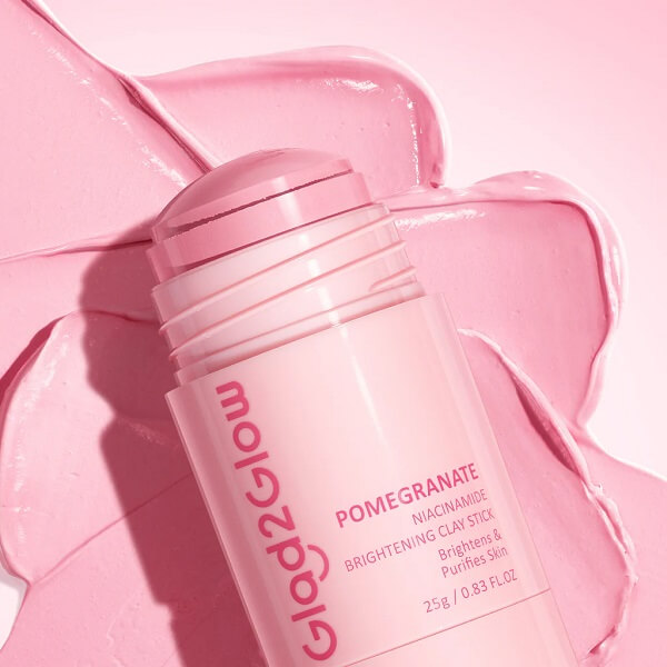 Glad2Glow Pomegranate Niacinamide Brightening Clay Stick - Image 2