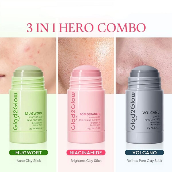 Glad2Glow Volcano 3D Acid Pore Clay Stick - Image 9