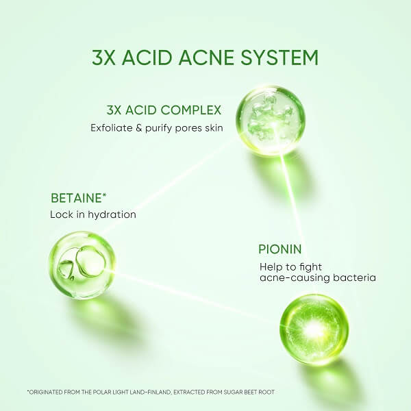Skintific 3X Acid Acne Gel Cleanser - Image 5