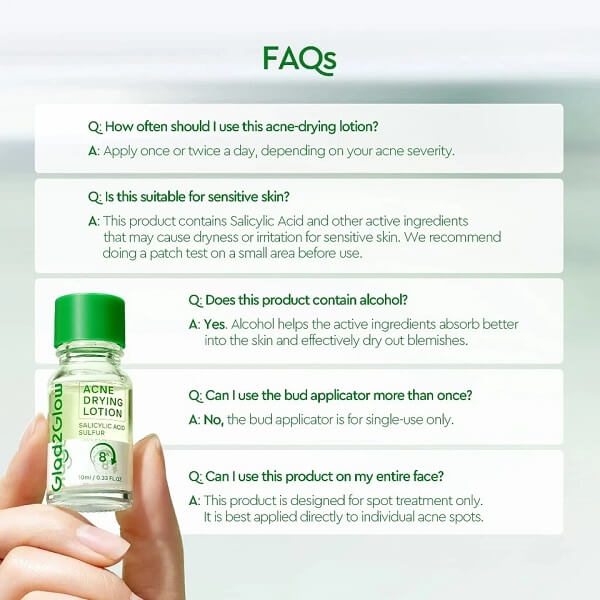 Glad2Glow Acne Drying Lotion - Image 10