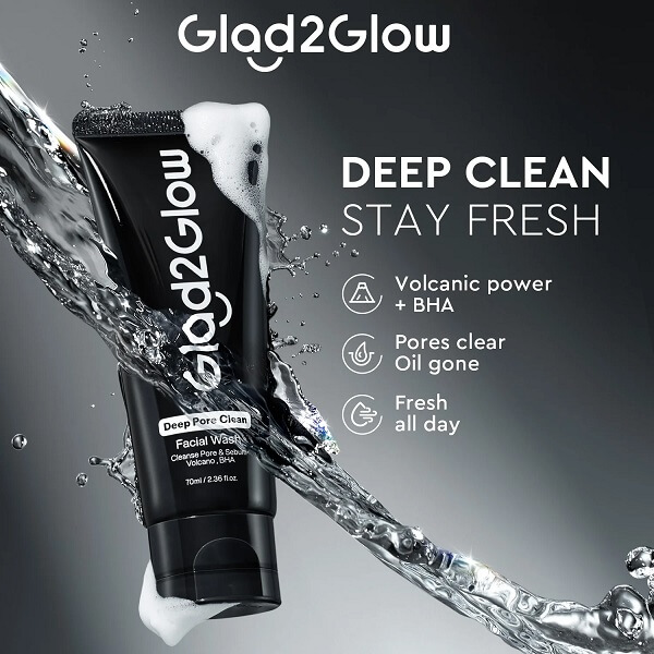 Glad2Glow Deep Pore Clean Facial Wash