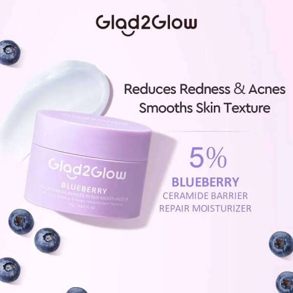 Glad2Glow Blueberry Ceramide Moisturizer - Image 8