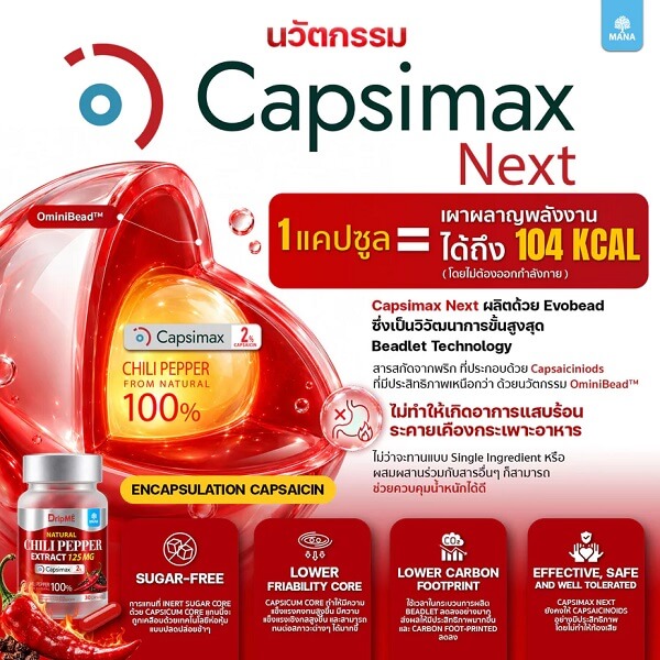 Mana DripME Chili Pepper Extract Plus